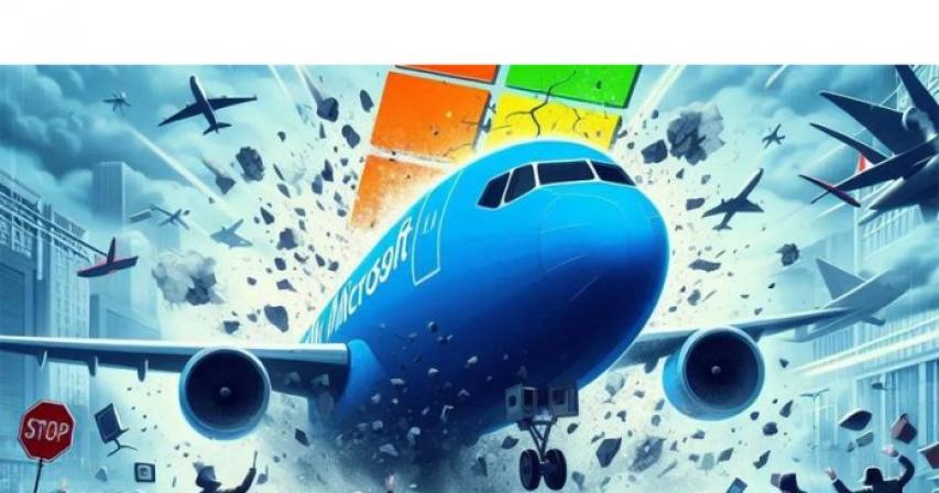 gobal-airline-check-in-operations-are-impacted-by-a-microsoft-outage-affecting-airlines-like-indigo-and-spicejet-and-others 
