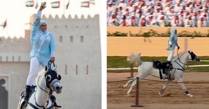 uae-meet-the-woman-whose-horseback-salute-to-sheikh-mohamed-captured-hearts
