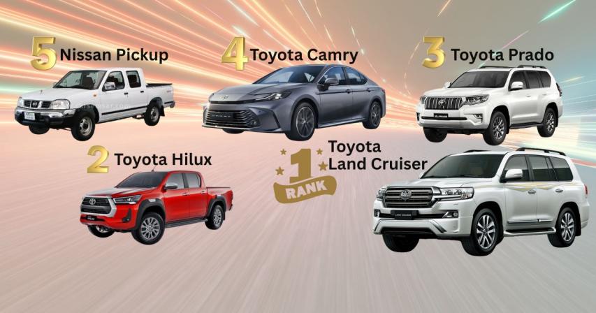 best selling cars in Qatar