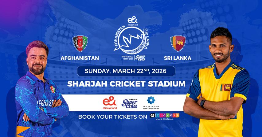 Afghanistan vs Sri Lanka T20I 2026 – Live Cricket in Sharjah