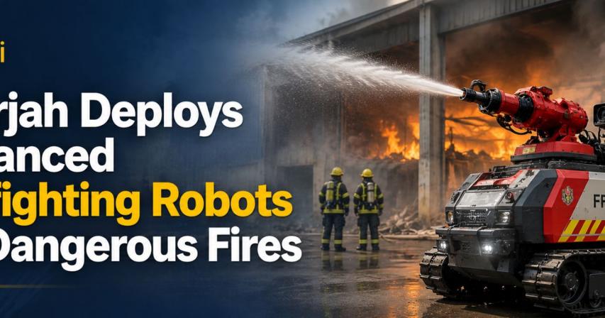 Sharjah Deploys Advanced Firefighting Robots for Dangerous Fires