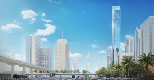 Dubai's second tallest tower with vertical mall, 7-star
