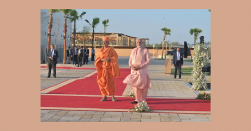 Indian PM Modi inaugurates BAPS Hindu Mandir in grand