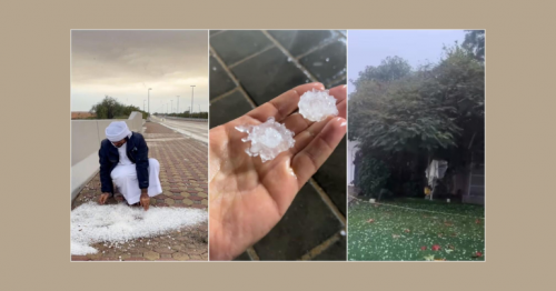 Hailstorm pelts UAE after night of thunder, lightning