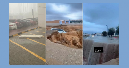 Heavy rains, hail batter UAE; landslides cause two roads to