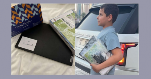 UAE school director delivers books, laptops to flood-hit