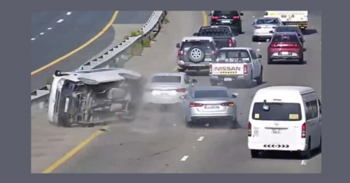 Distracted UAE drivers cause shocking collisions; Dh800