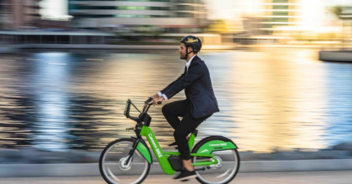 These residents beat the traffic by cycling to work every