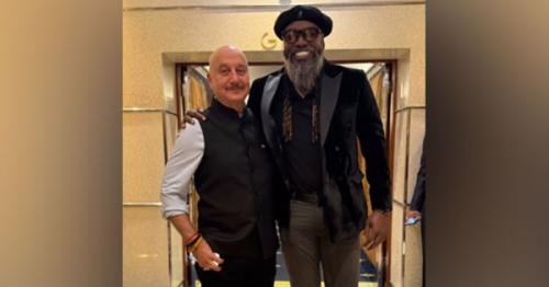 Anupam Kher poses with Chris Gayle, shares video from Dubai
