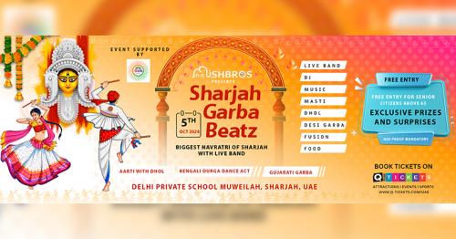 Participate in the spectacular Navratri event at Sharjah