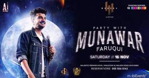 Do not Miss Munawar Faruqui Live in Dubai – Humor,