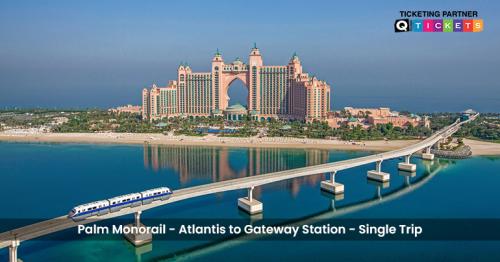 Palm Monorail Single Trip: Iconic Atlantis to Gateway