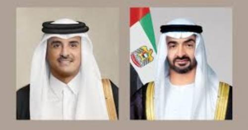 UAE President Greeted with An Official Visit By Qatari