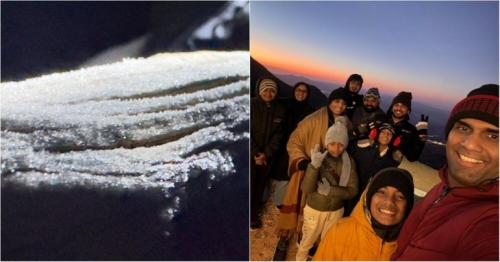 UAE residents go ice chasing in Al Ain, RAK as temperatures