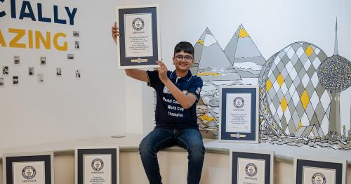 Dubai: 14-year-old human calculator breaks 6 world records