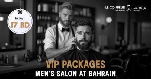 Exclusive VIP Packages at Bahrain's Top Mens Salon –