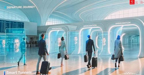 Immigration in seconds at Dubai's Al Maktoum Airport;