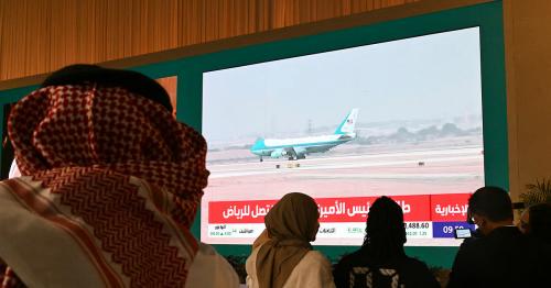 Trump begins Middle East trip, arrives in Saudi Arabia on
