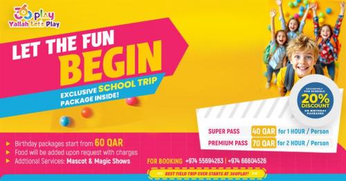 360 Play Qatar School Trip Package - Educational