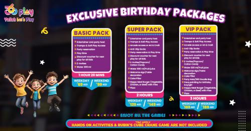 360 Play UAE Exclusive Birthday Packages - Celebrate Kids