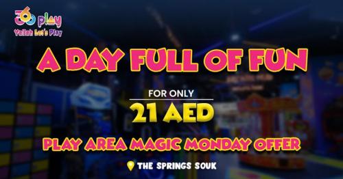 Springs Souk Play Area Magic Monday Offer - A Day Full of