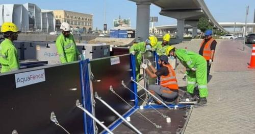 RTA Unveils Heavy-Duty Flood Barriers at Key Dubai Metro